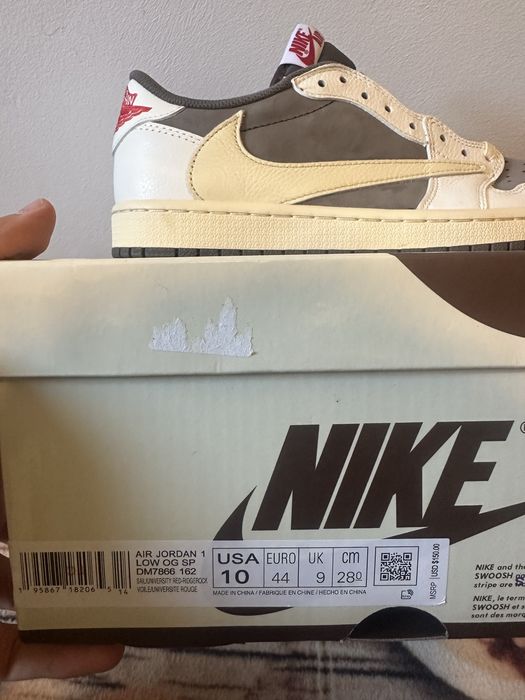 Air Jordan 1 Retro Low OG SP Travis Scott Reverse Mocha