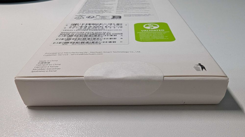 Чехол Samsung Vegan Leather Case S24 Dark Violet (темно-фиолетовый)