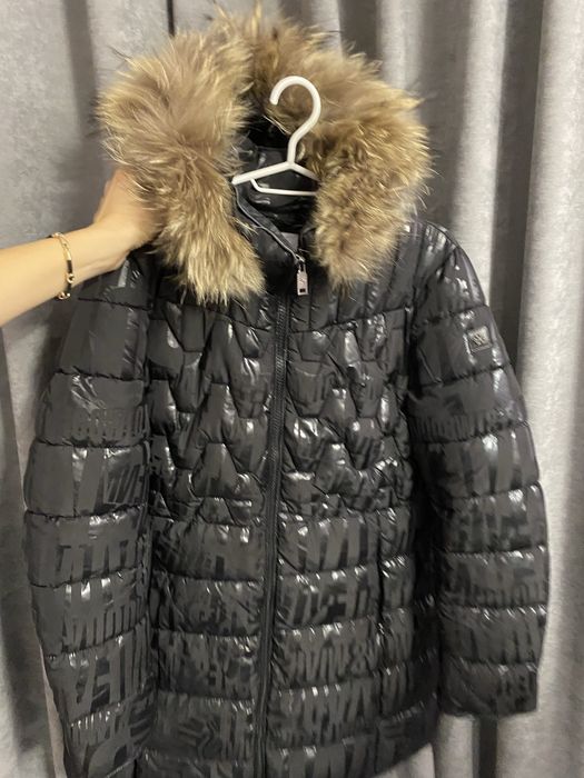 Дамско зимно яке с естествен пух