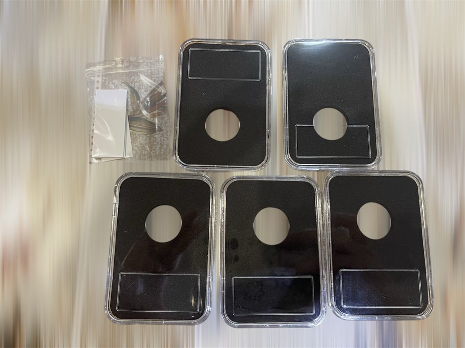 Прозрачни кутии за колекция на монети 21mm