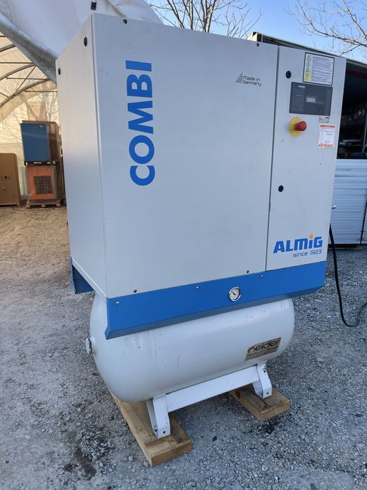 Compresor cu surub ALMIG Combi 7,5kw -10bar Cu uscator si rezervor