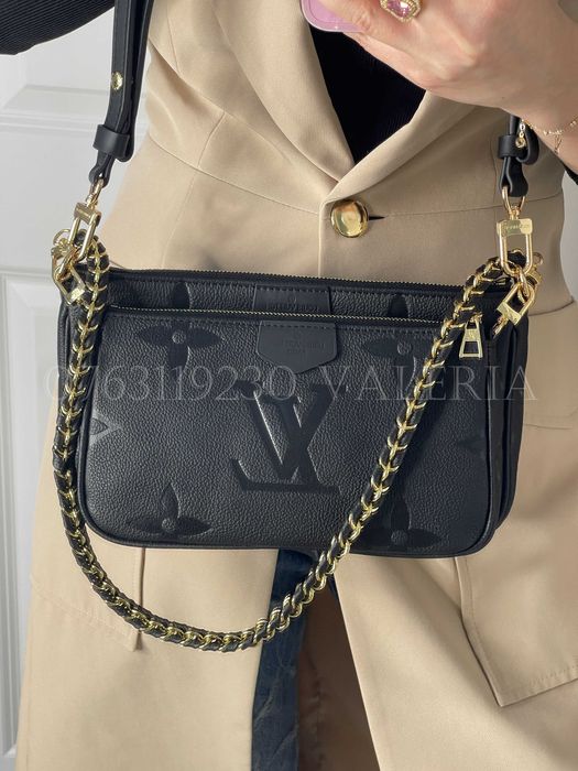 Geanta Louis Vuitton - Piele Neagra model nou