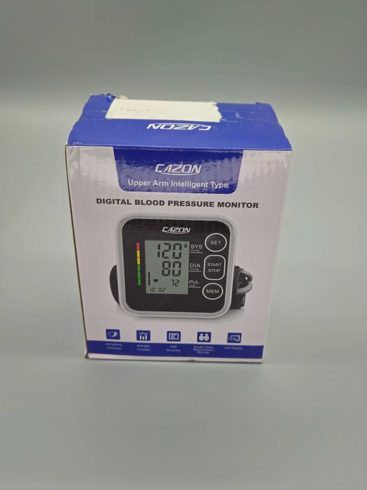 Дигитален апарат за кръвно налягане CAZON за двама и маншет 22–40 см