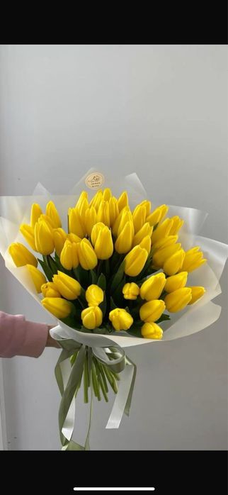 Свежие тюльпаны в Алматы