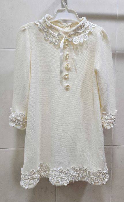 платье , цвет айвори для девочки