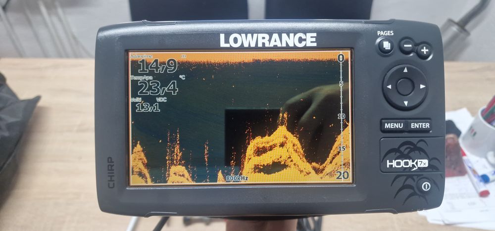 Sonar Lowrance Hook 7X pescuit fox