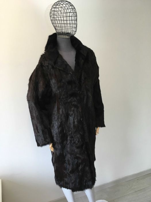 Палто с естествен косъм норка Mongolia