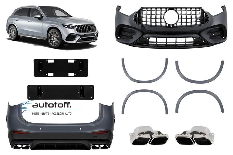 Pachet exterior compatibil Mercedes GLC X254 (2023+) 63AMG Design