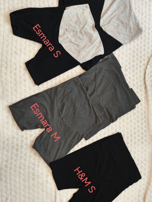 Дълги клинове за бременни на марките Esmara и H&M в размери S и M