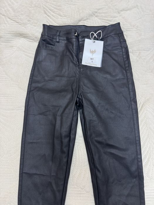 Брюки штаны кожанные