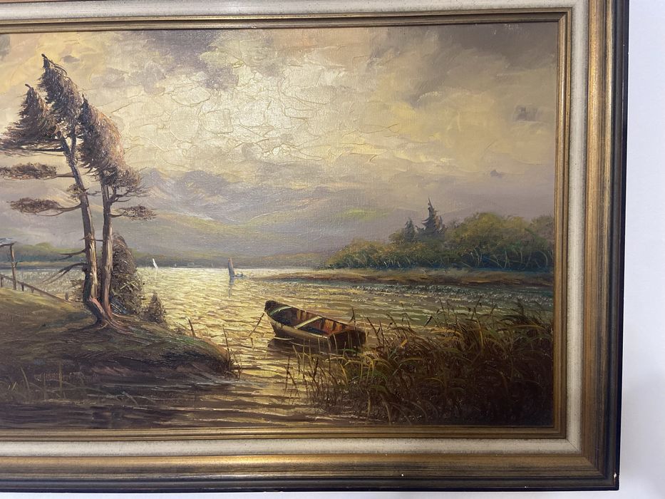 Tablou , ulei pe pânză , dimensiuni 65/115 cm