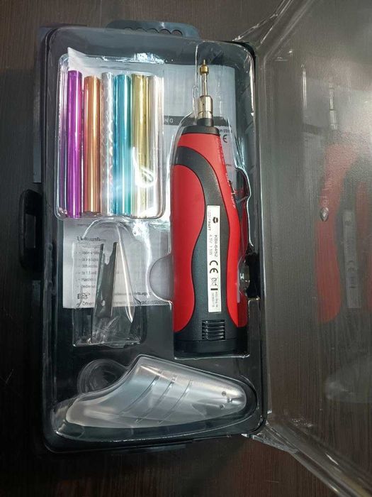 Комплект термописалка с фолио Toolcraft KBI6452, писалка с горещо фолио 4.5V/DC 1.5W, 0°C до 170°C, LED светлина