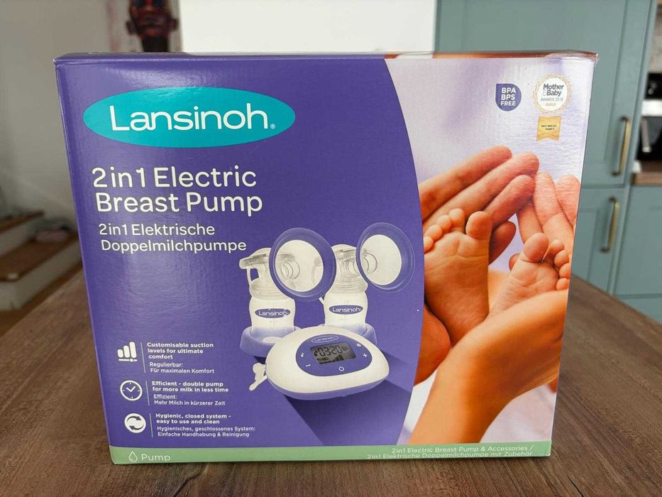 Vand Pompa de sân electrică dublă, 2in1, Lansinoh