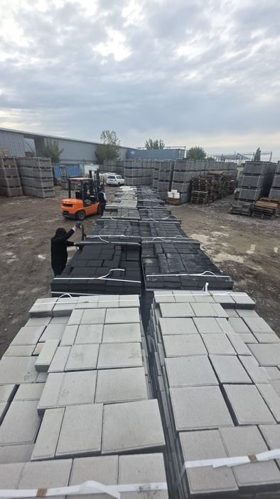 Брусчатка тротуарная плитка Кирпичик Евробрусчатка