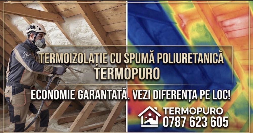 Izolatie spuma poliuretanica acoperis pod masarda