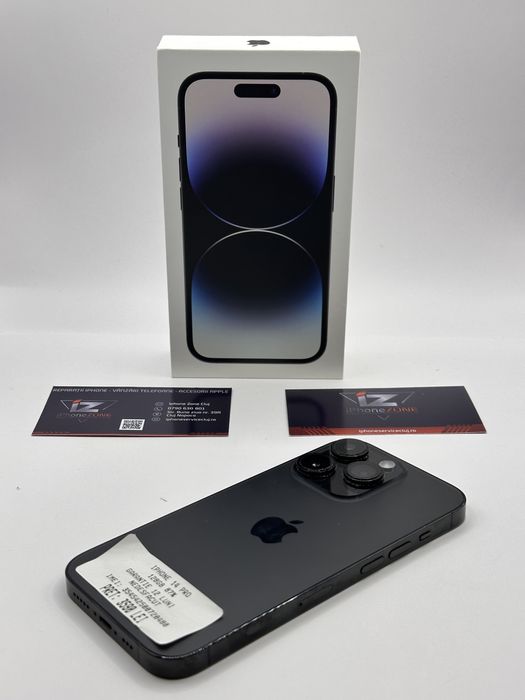 iphone 14 Pro 128GB 100% Grad A Garantie 24 luni Rate - zonemag.ro