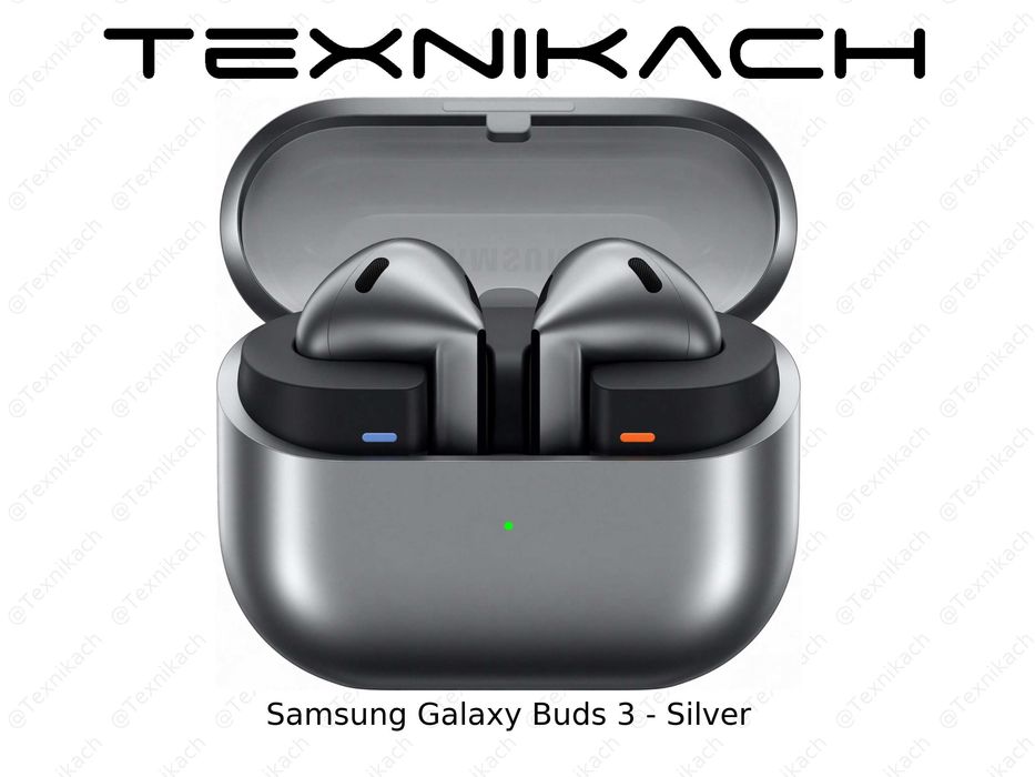 Новый • Samsung Galaxy Buds 3 • Оригинал • Silver • White • Доставка