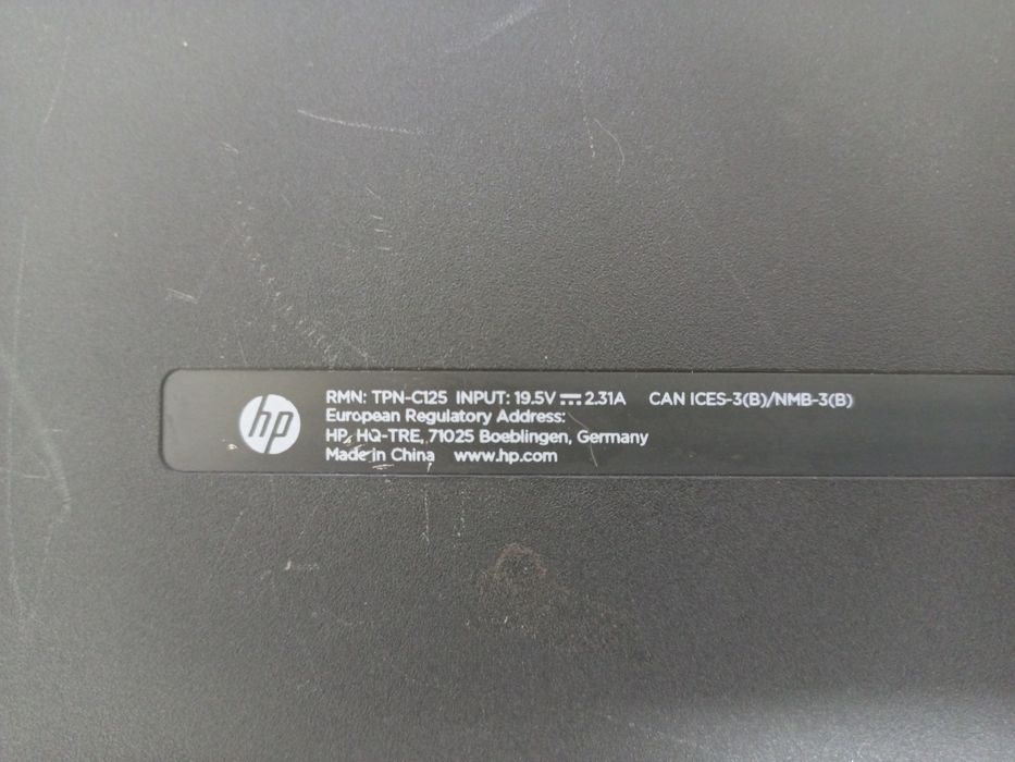 Hp pavilion TPN-C125