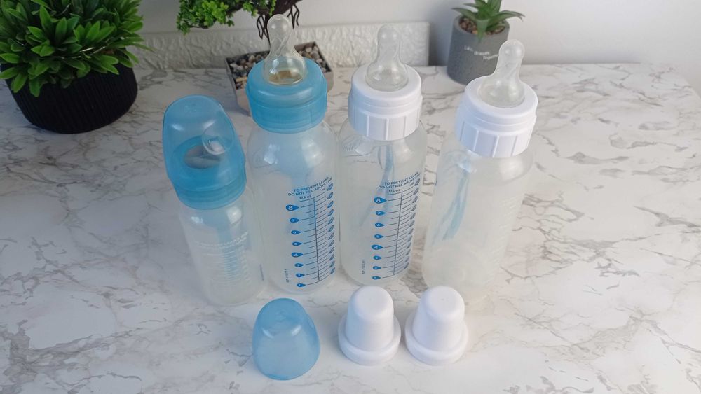 Комплект 4 бр бебешки пл. шишета Dr. Brown's (3 x 250 ml + 1 x 120 ml)
