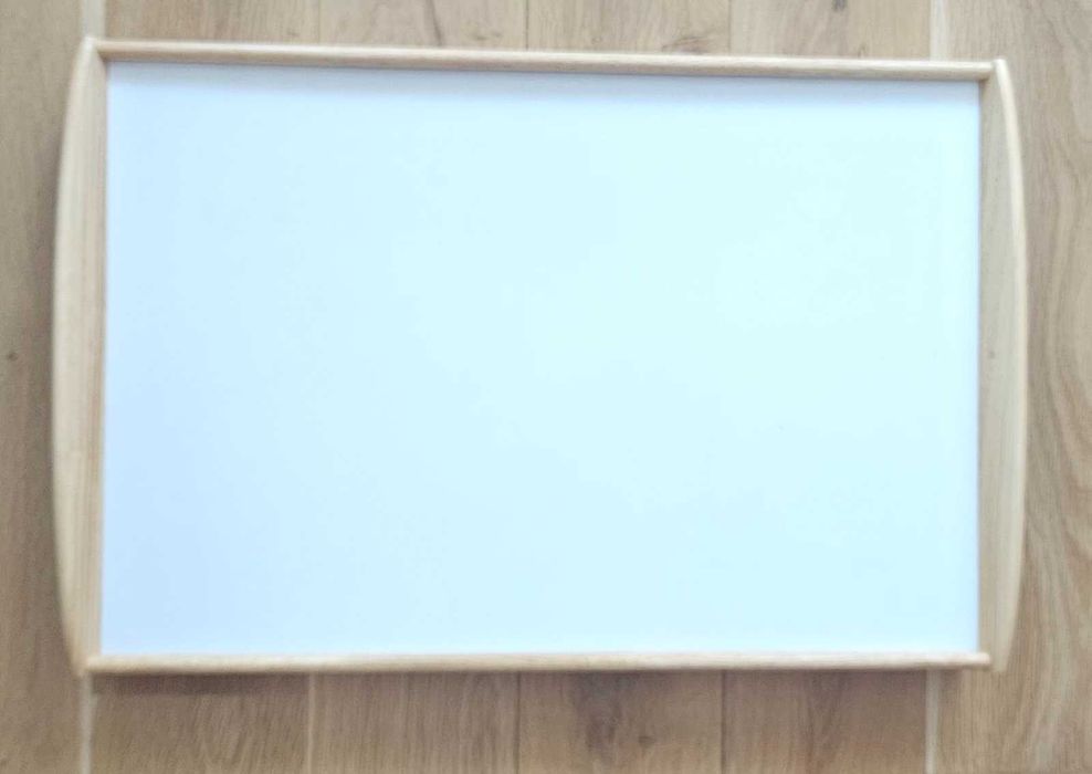 Масичка табла за хранене сервиране в легло масивно дърво Дъб