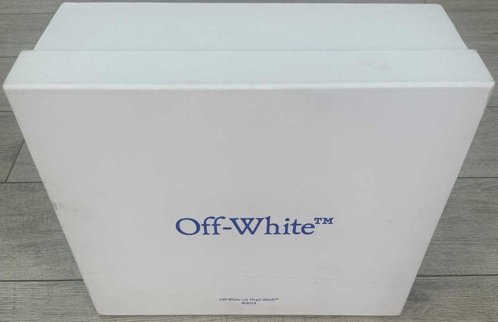 Off-White Out Of Office Mid Top Lea White/Black masura 42