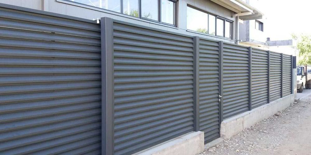 Garduri din panou tip jaluzele, sipca metalica, alte modele de vanzare