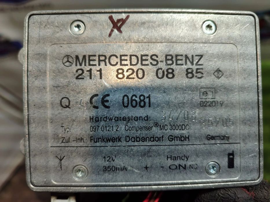 AMPLIFICATOR ANTENA (5 BUC.) AUDI A4 AVANT 2.0 DIESEL 2009 / 2009-2016 /  AUDI A6 C6 AVANT 2.0 DIESEL 2009 2006-2010 / AUDI A6 C6 QUATTRO 2.7 DIESEL 2007 2004-2011 / AUDI A4 B8 S LINE 2.0 DIESEL 2010 BERLINA / 2009-2016 MERCEDES BENZ W211 E280 CDI 3.0 DIE