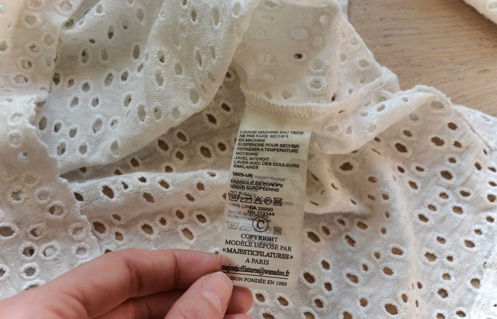 Блуза Majestic Filatures M 100%Лен