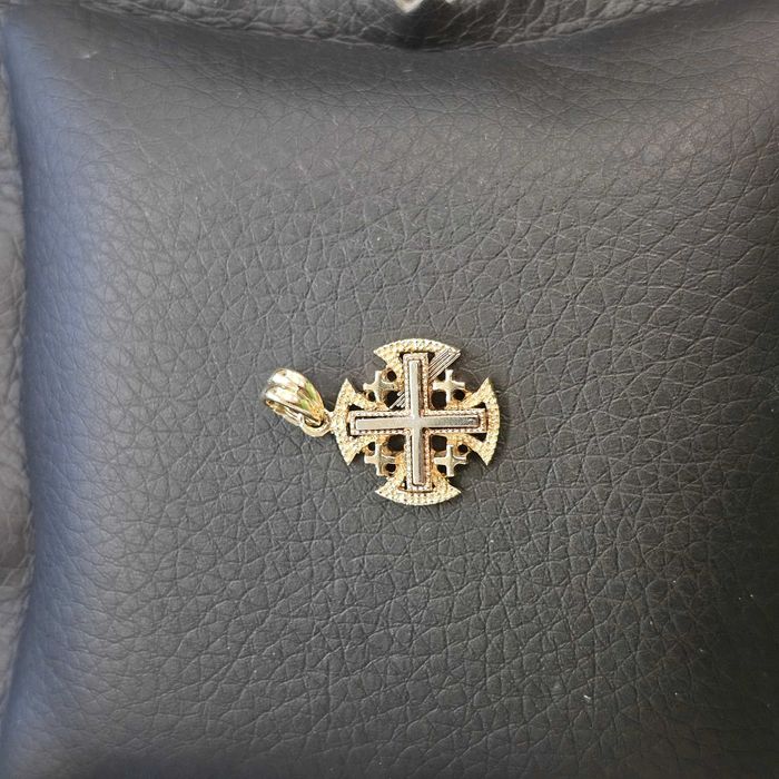 ( B32075.1 / Ag28 Doi Baieti ) Medalion Aur 14K - 2.45 grame / 980 lei