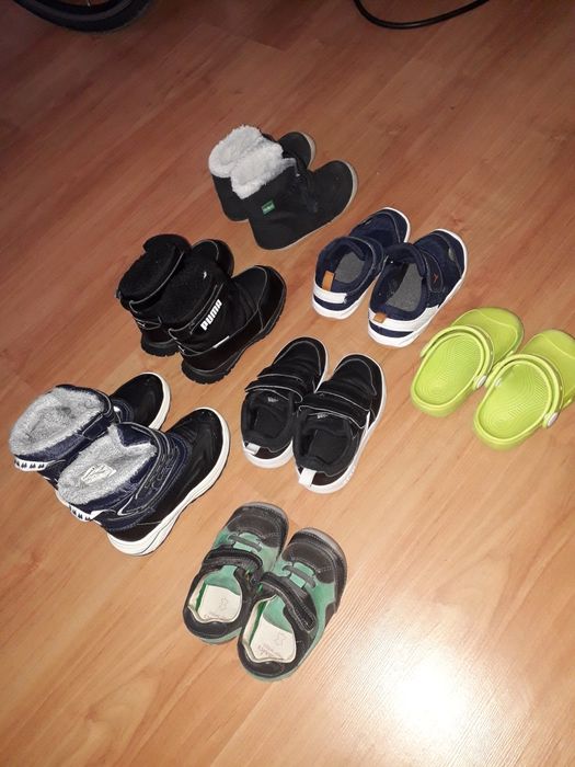 Зимни ботушки и маратонки