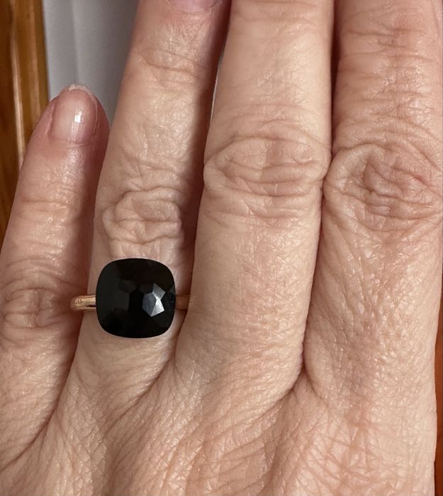 Inel aur cu piatra onix