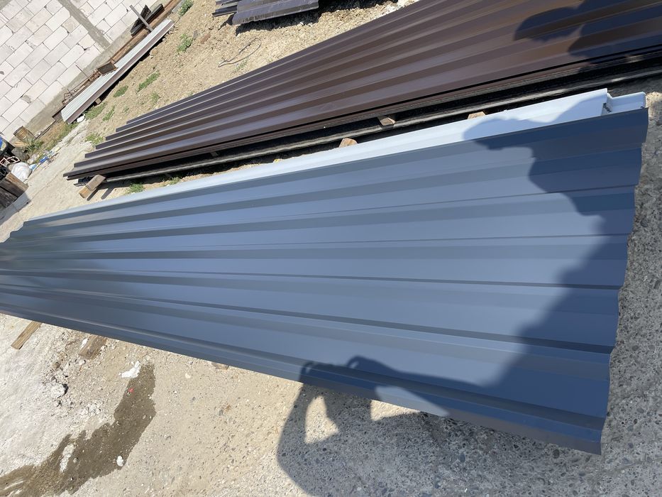 Tabla cutata H35 cuta mare gri antracit porti gard