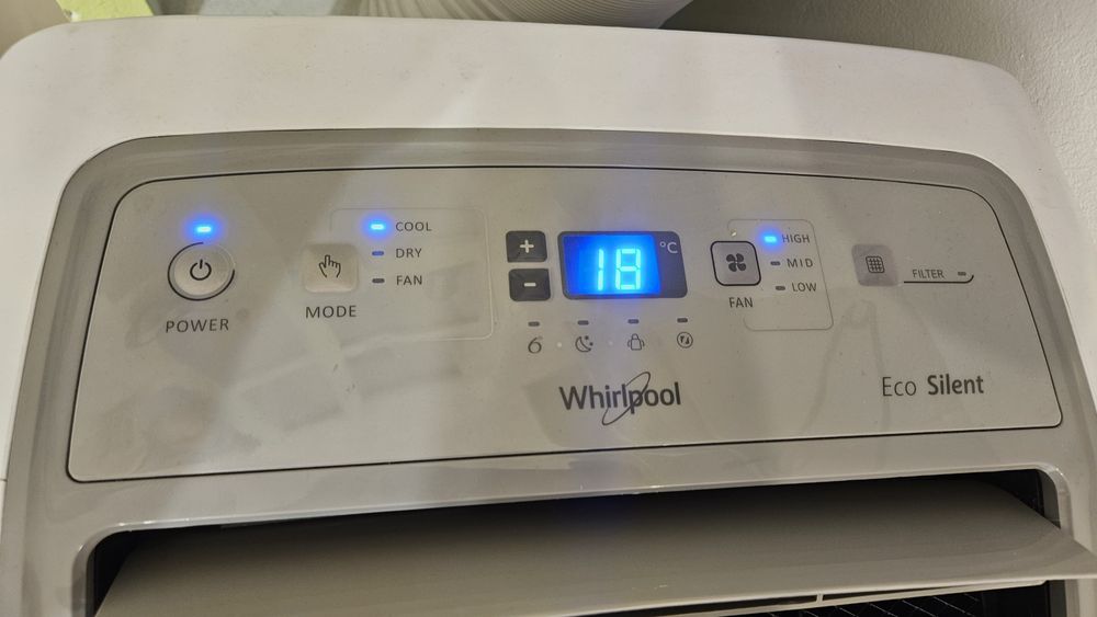 WHIRLPOOL aer conditionat mobil , ideal rulote , birouri , camere mici