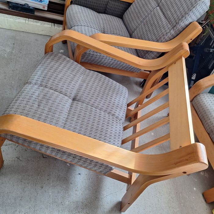 Set fotolii structura lemn