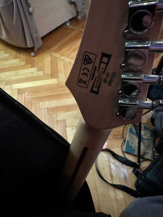 Электрогитара ibanez csa60 black + чехол, струн Ernie ball и подставка