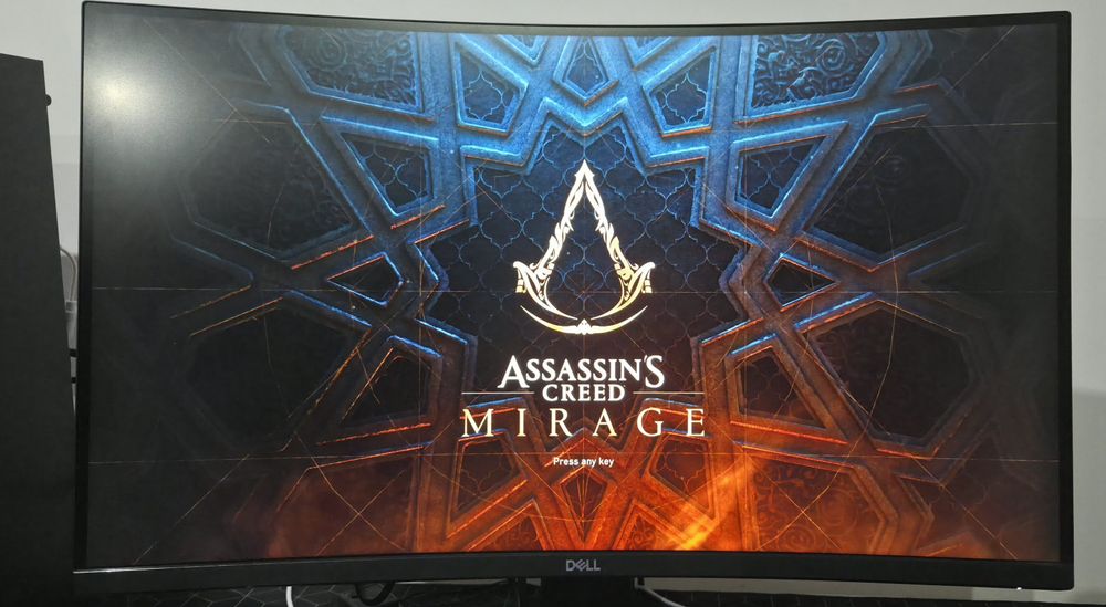 Monitor Gaming curbat LED DELL