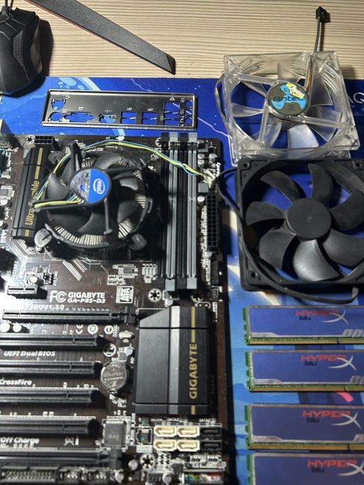 Kit placa de baza proceso rami si 2 coolare de 120mm