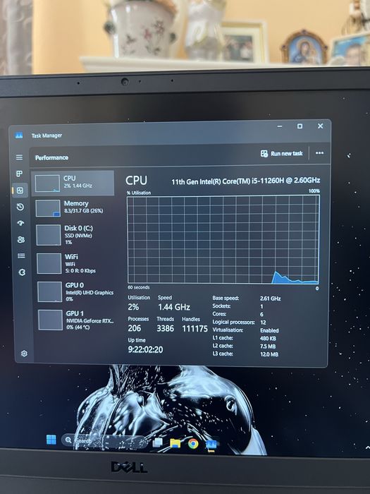 Laptop Gaming Dell G15 5511 | RTX 3050 | 32GB RAM | Ecran 120Hz