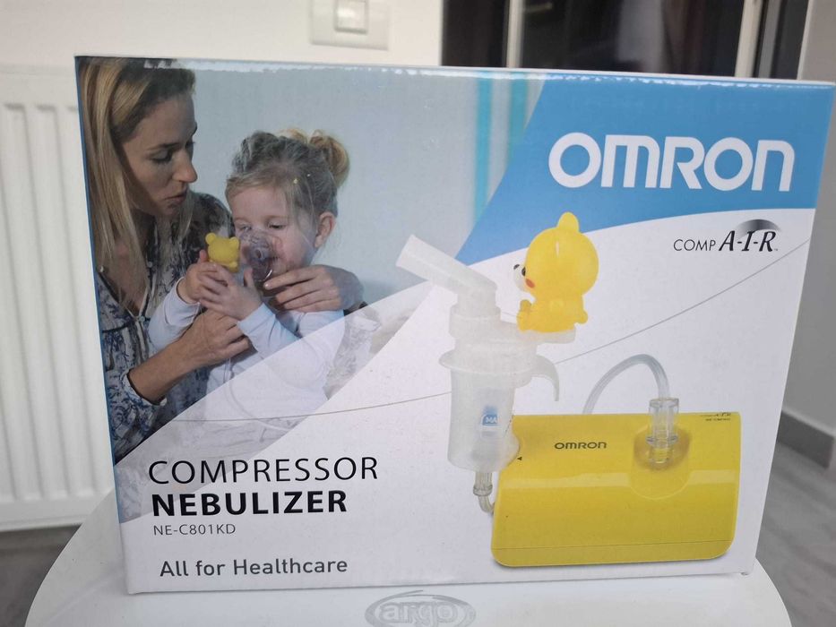 Aparat aerosoli OMRON C801 KID, cu compresor, pentru copii