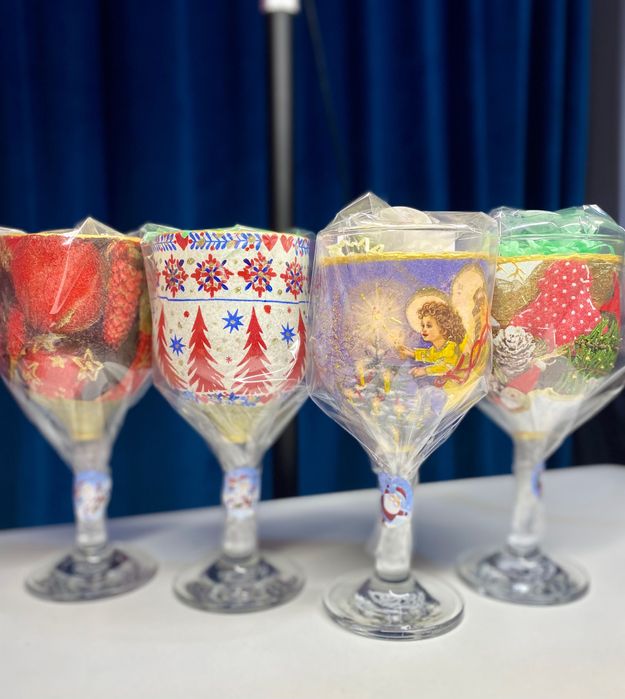 Новогодние фужеры
