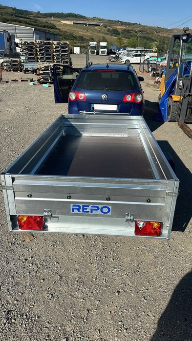 Remorcă REPO 750kg, MonoAx, RAR, Asigurare + Număr inclus