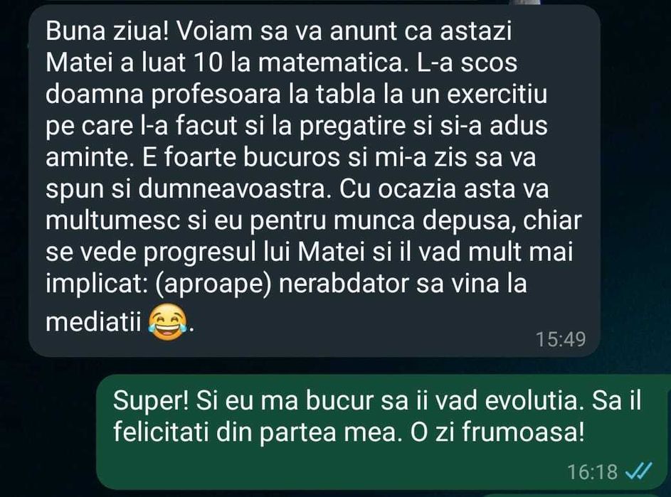 Meditatii la Matematica si Fizica (scoala gimnaziala si liceu)
