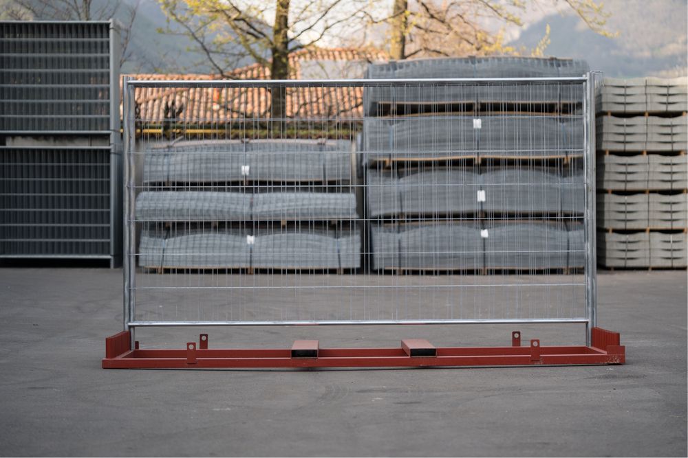 Gard mobil santier, evenimente, talpa beton, imprejmuire , panou
