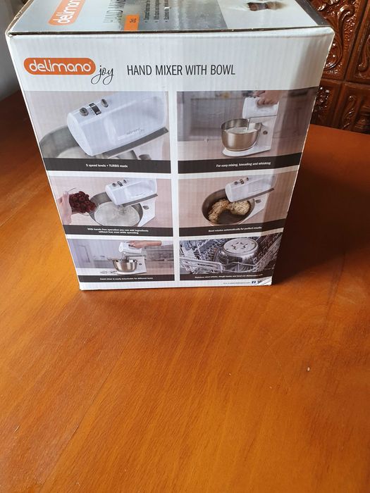 Vand mixer cu bol Delimano Joy, 4 l, 300 W, 5 trepte de viteza