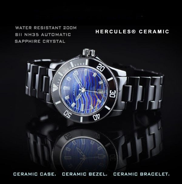 ARAGON 44mm.  Керамичен / НОВ /