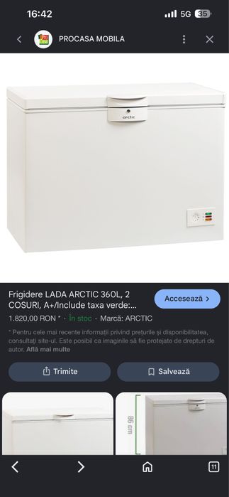 Lada frigorifica Arctic