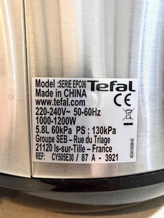 Oala sub presiune Tefal multicooker 5.8L - aproape noua