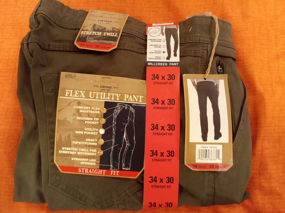 Weatherproof Vintage Flex Utility Pant MillCreek Straight Fit noi