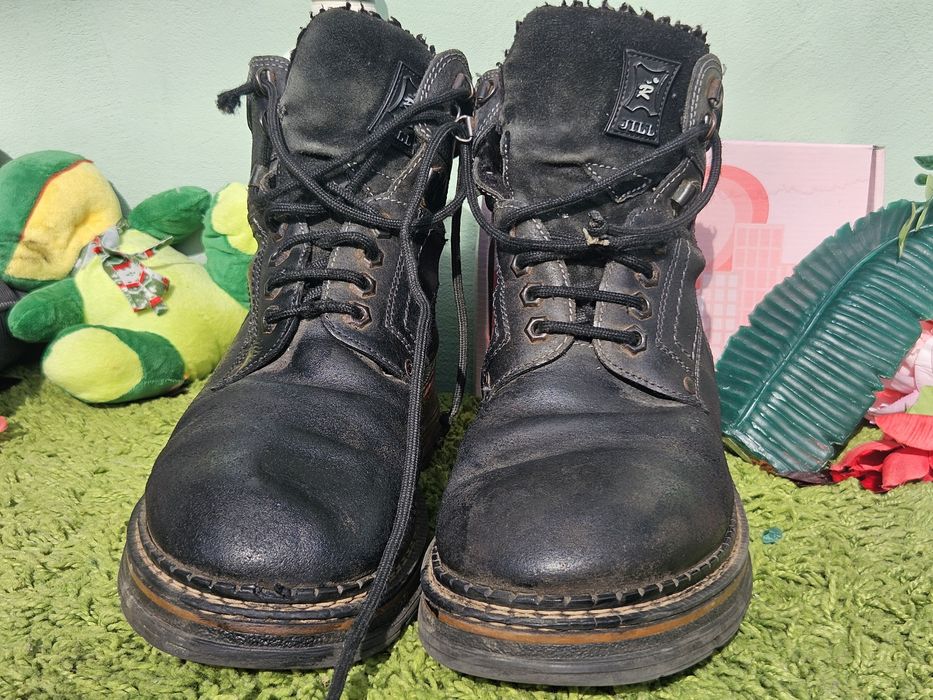 Мъжки топли обувки естествена кожа N44