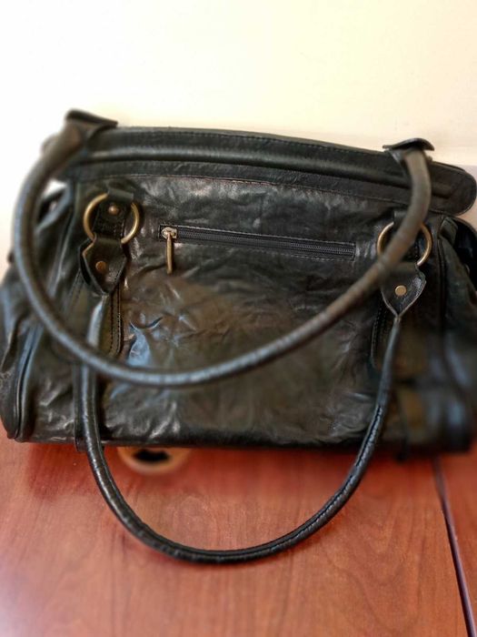 Дамска чанта от естествена кожа